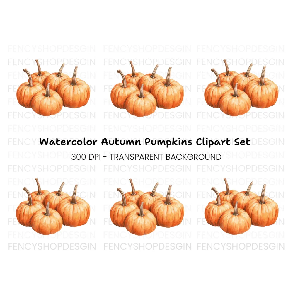 Pumpkin Patch Clipart Bundle