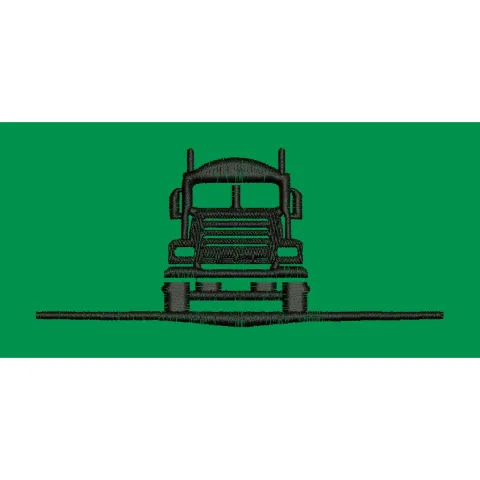 Truck Heavy Duty Vehicle Front Embroidery Design