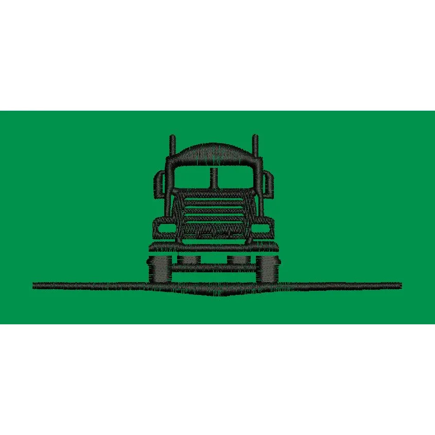 Truck Heavy Duty Vehicle Front Embroidery Design