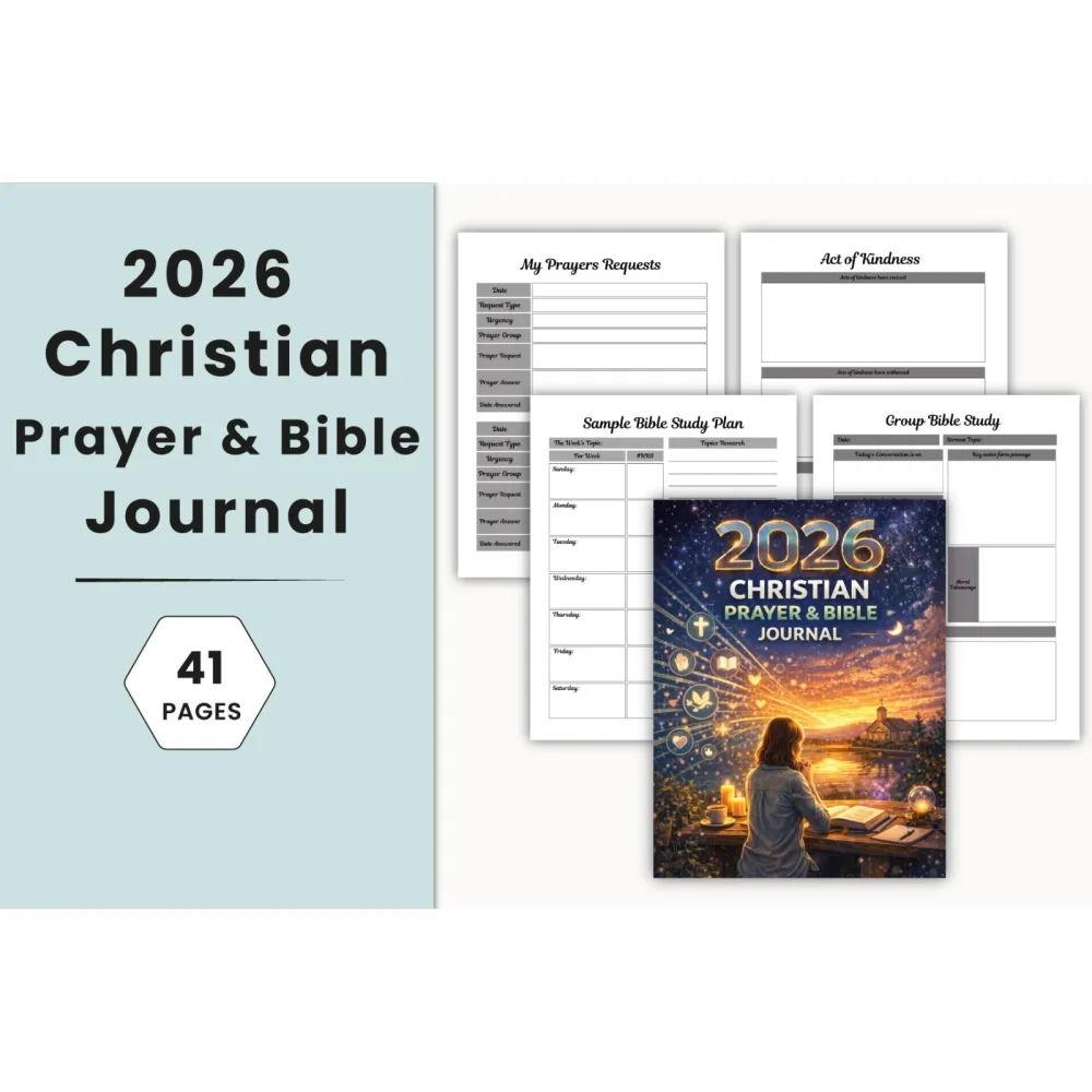 Christian Prayer Bible Journal