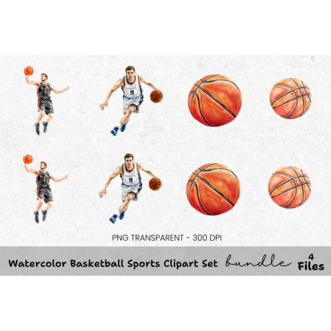 Basketball Sports Clipart Bundle