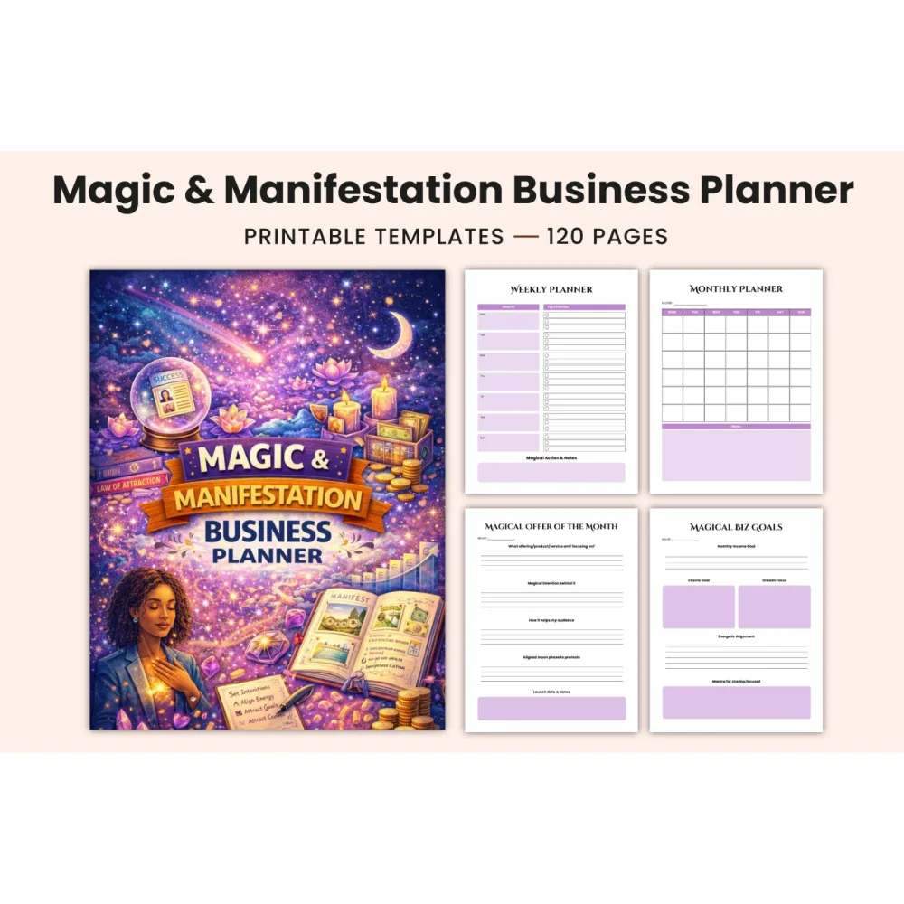 Magic Manifestation Business Planner
