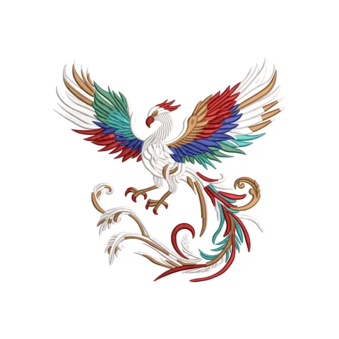 Bird Beauty Embroidery Design