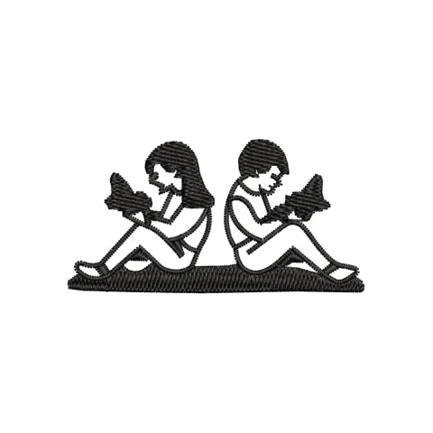 Leaner Kids Embroidery Design
