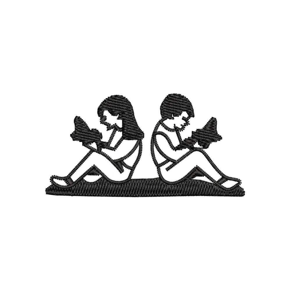 Leaner Kids Embroidery Design