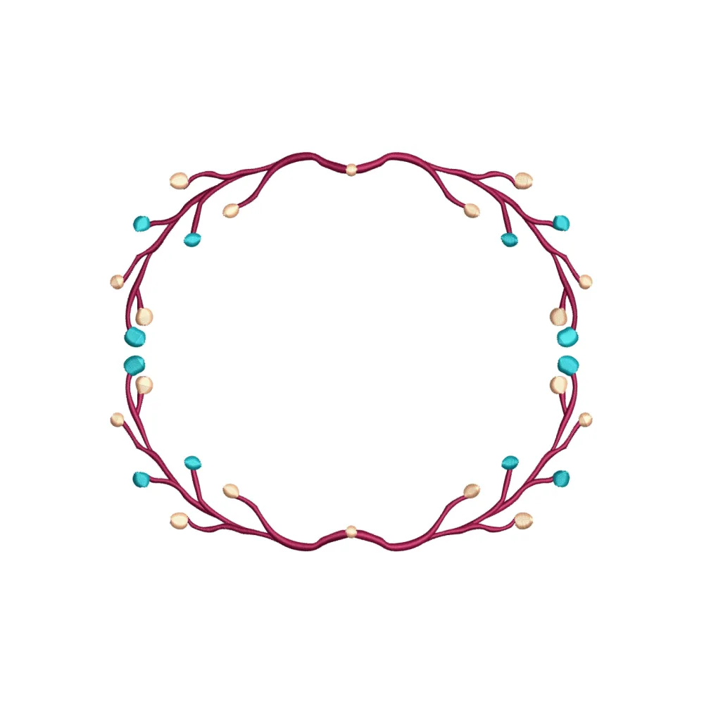 Dainty Frame Embroidery Design