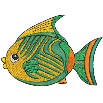 Fish Embroidery Design