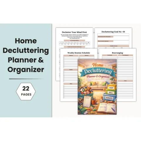 Home Decluttering Planner
