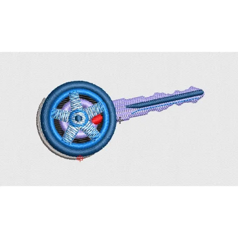 Wheel Embroidery Design