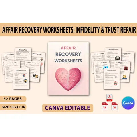 Affair Recovery Worksheets Planner