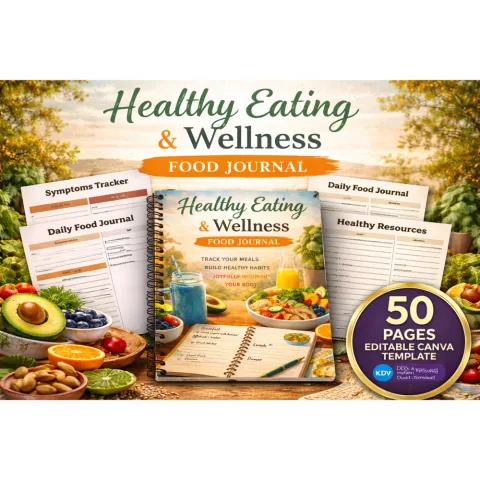 Healthy Eating Wellness Food Journal