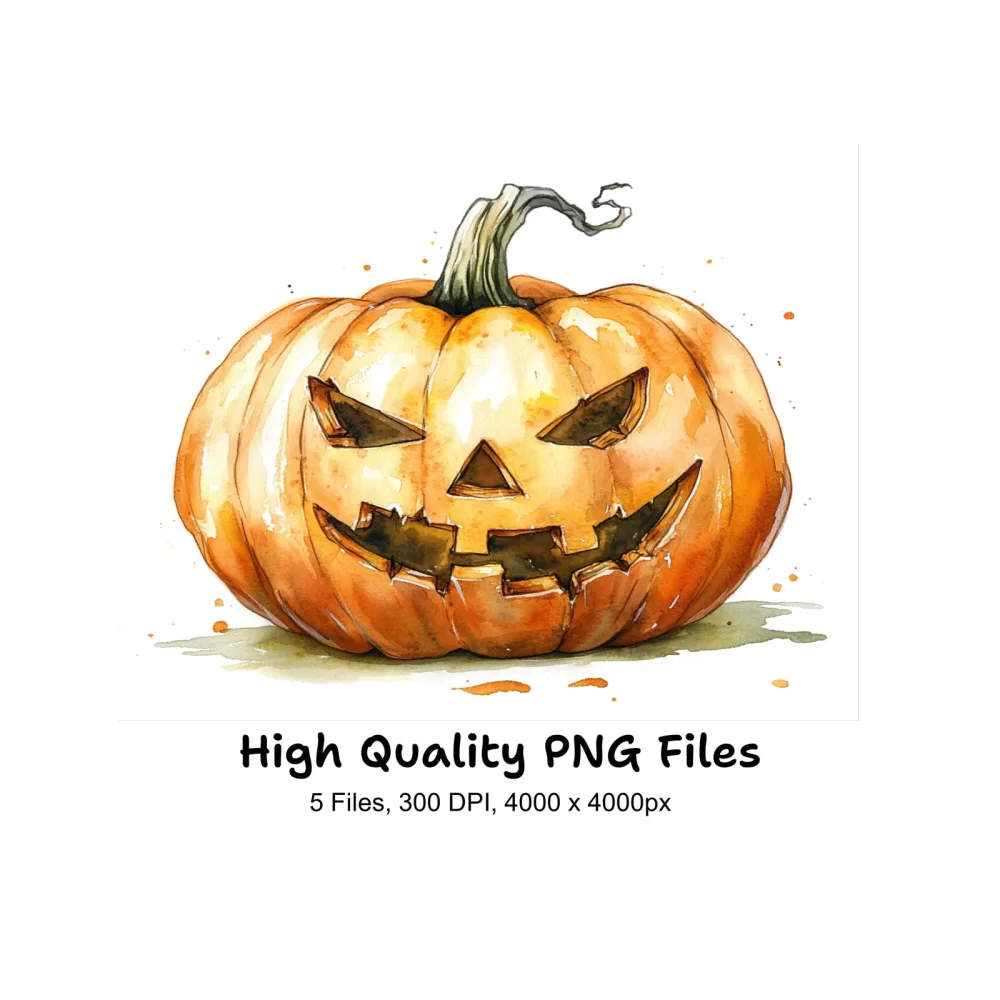 Halloween Pumpkin Clipart Bundle