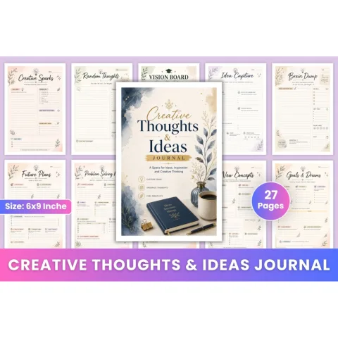 Creative Thoughts Ideas Journal