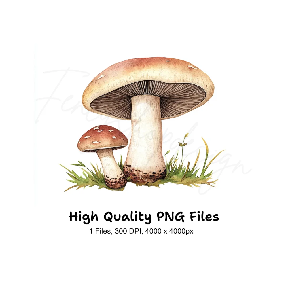 Mushroom Clipart Bundle