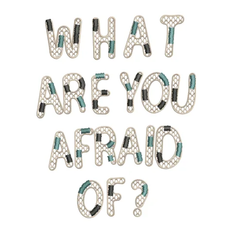 What Are You Afraid Of Embroidery Design