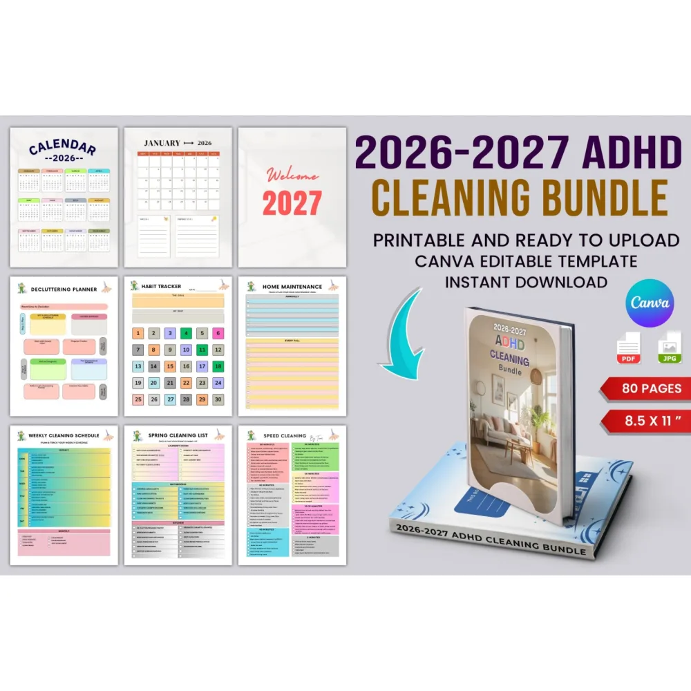 ADHD Cleaning Planner