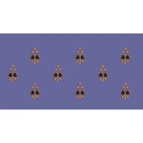 Traditional Buta Motif Embroidery Design
