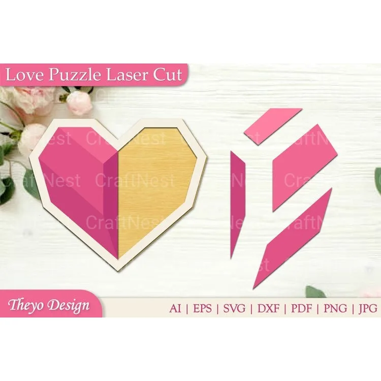 Love Puzzle SVG Bundle
