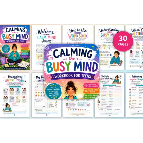 Calming The Busy Mind For Teens Workbook