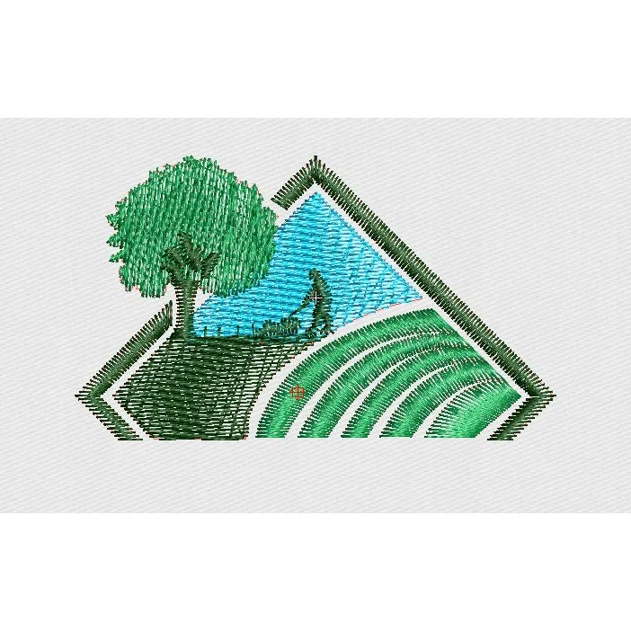 Farm Embroidery Design