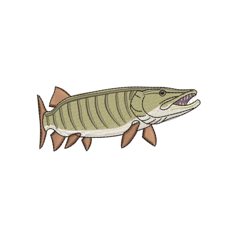 Cruel Fish Embroidery Design