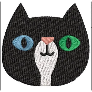 Cat Embroidery Design