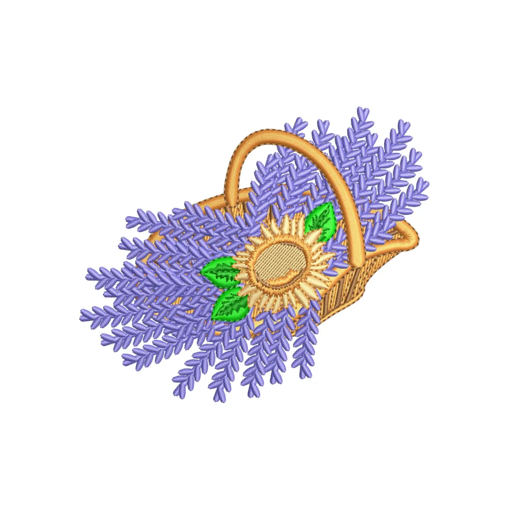 Grain Basket Embroidery Design