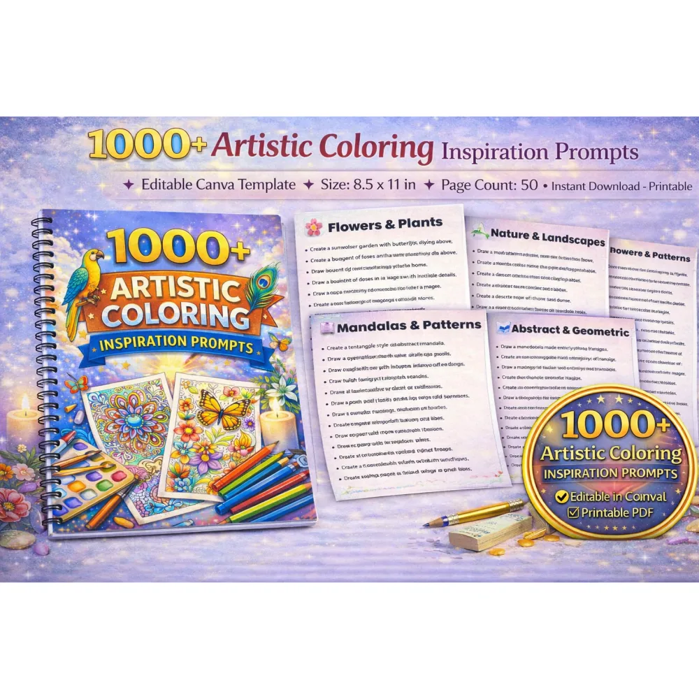 Artistic Coloring Inspiration Prompts