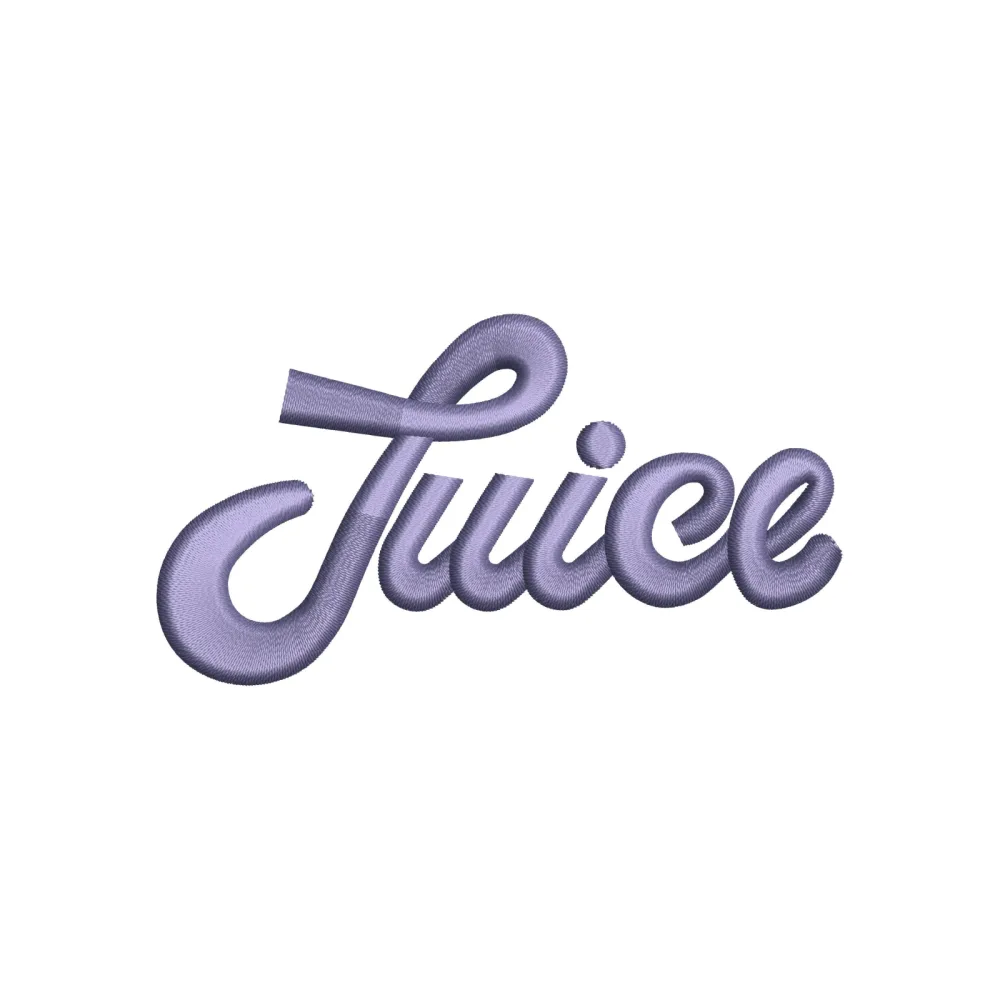 Juice Embroidery Design