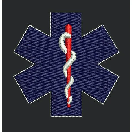 Ambulance Symbol Embroidery Design