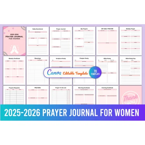 Prayer Journal for Women