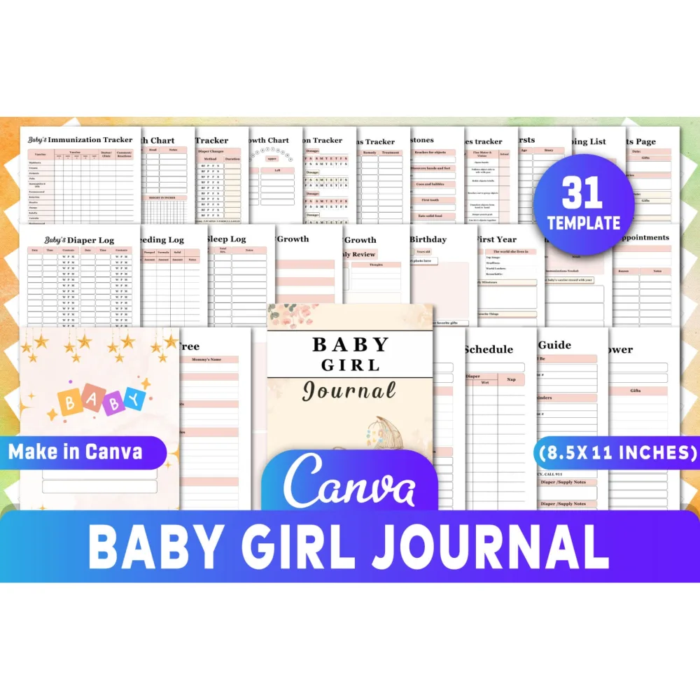 Baby Girl Journal