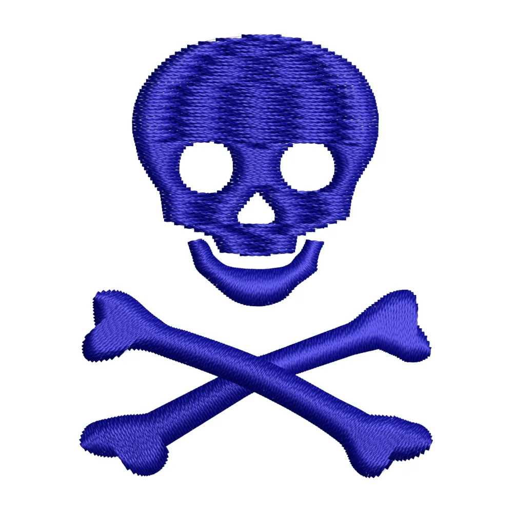 Skull Embroidery Design