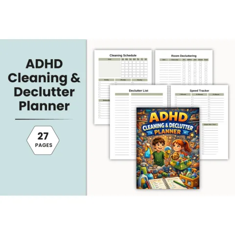 ADHD Cleaning & Declutter Planner