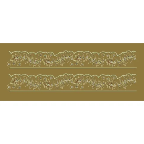 Ornate Lace Scallop Border Embroidery Design
