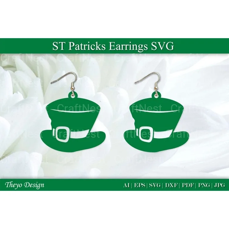 St Patrick's Day Earrings SVG Bundle