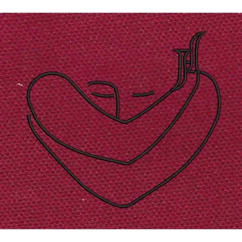 Depicting Hand Embroidery Design