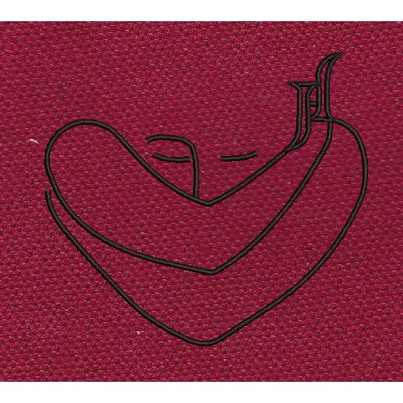 Depicting Hand Embroidery Design