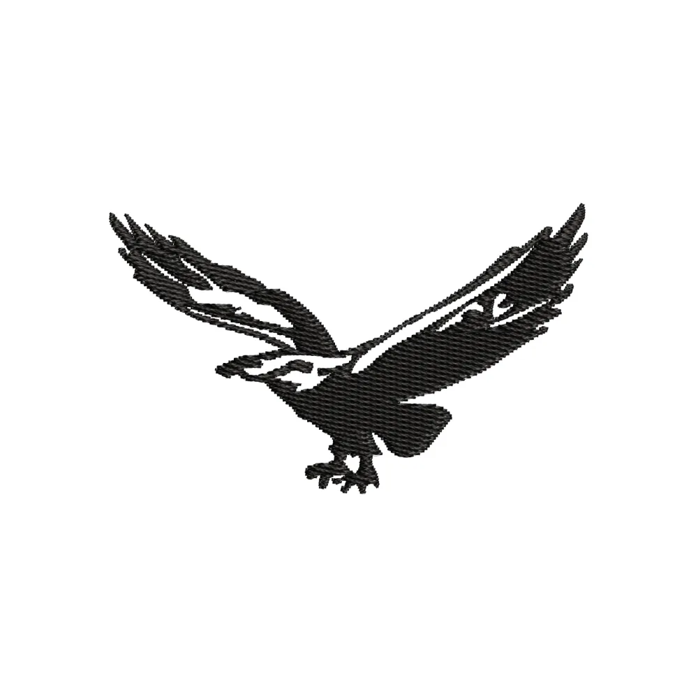 Bird Flaying Embroidery Design
