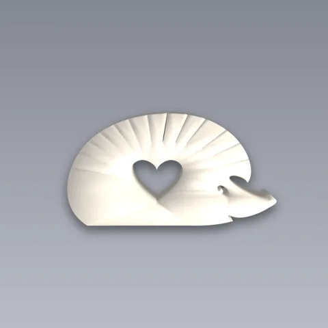 Hedgehog 3D Print STL File