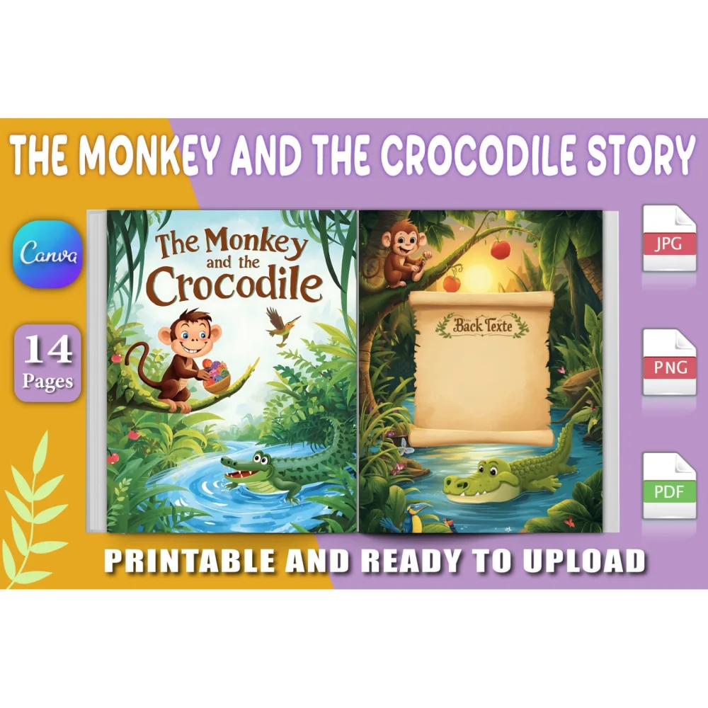 The Monkey and the Crocodile Book