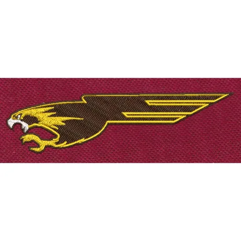 Golden Eagle Embroidery Design