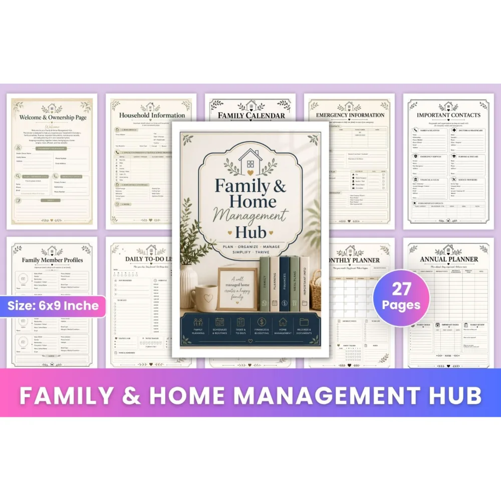 Family Home Management Hub