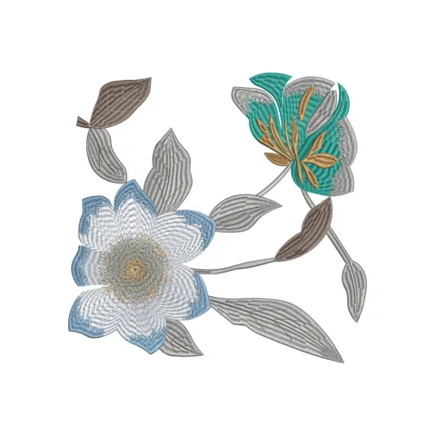 Pillow Gara Stitch Embroidery Design