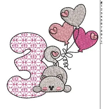 Cat Embroidery Design