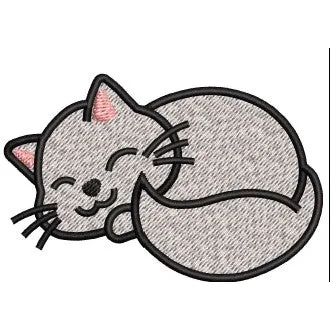 Cat Embroidery Design