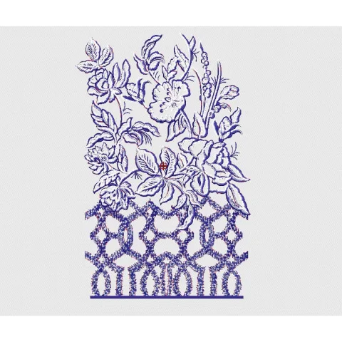 Flower Embroidery Design