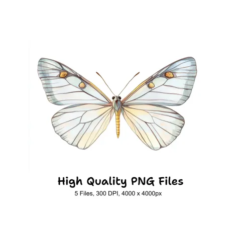 Elegant Butterfly Clipart Bundle