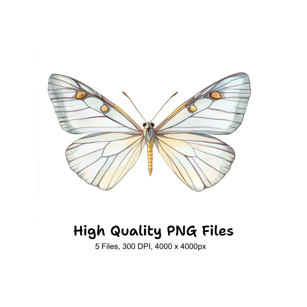 Elegant Butterfly Clipart Bundle