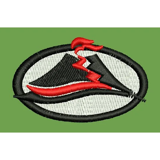 Volcano Embroidery Design